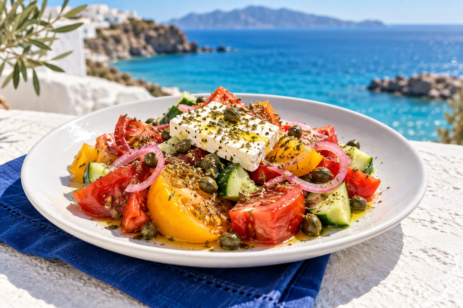 Ντοματοσαλάτα Νησιού